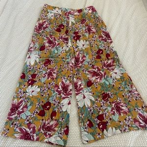 LEITH floral flowy pants